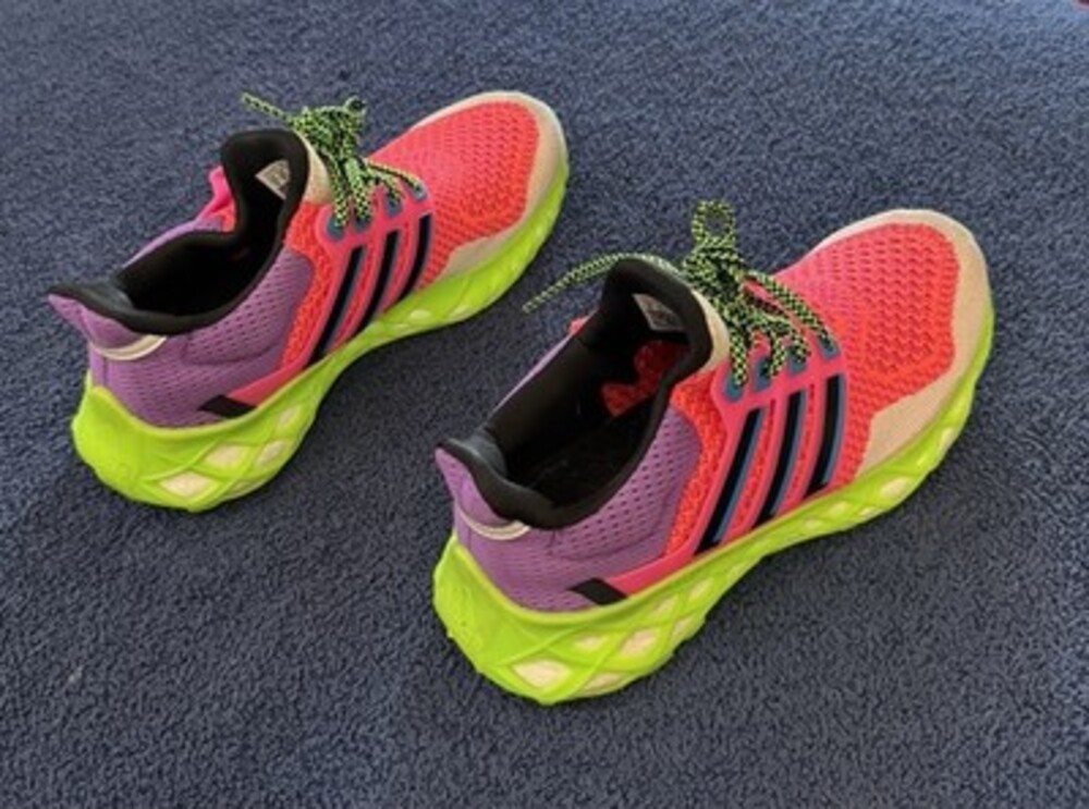 adidas Ultra Boost Web DNA NBY Running Shoes HR1791 Mens Size 6/ Womens Size 7